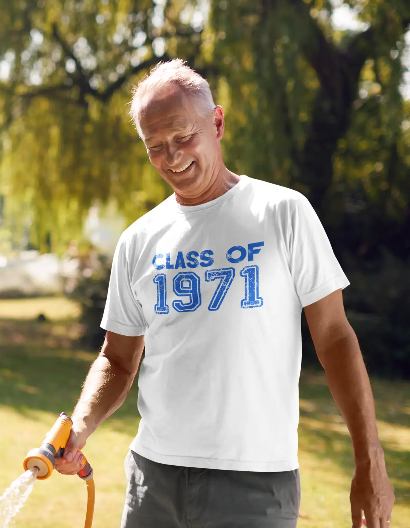 1971, Class of, white, Men's Short Sleeve Round Neck T-shirt 00094