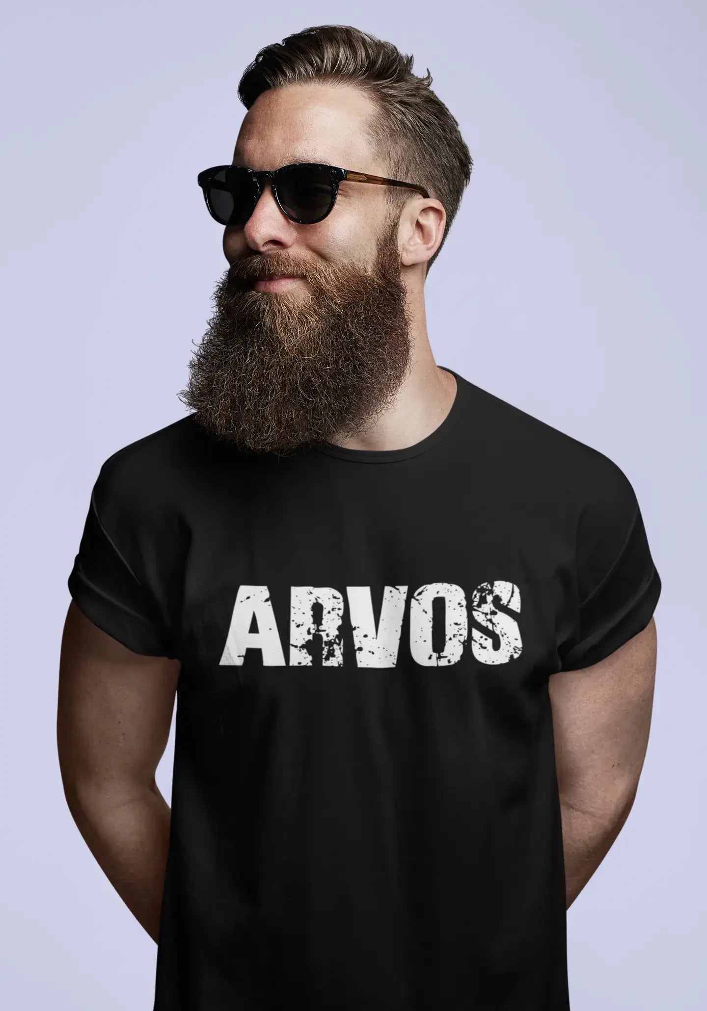 arvos Men's Retro T shirt Black Birthday Gift 00553