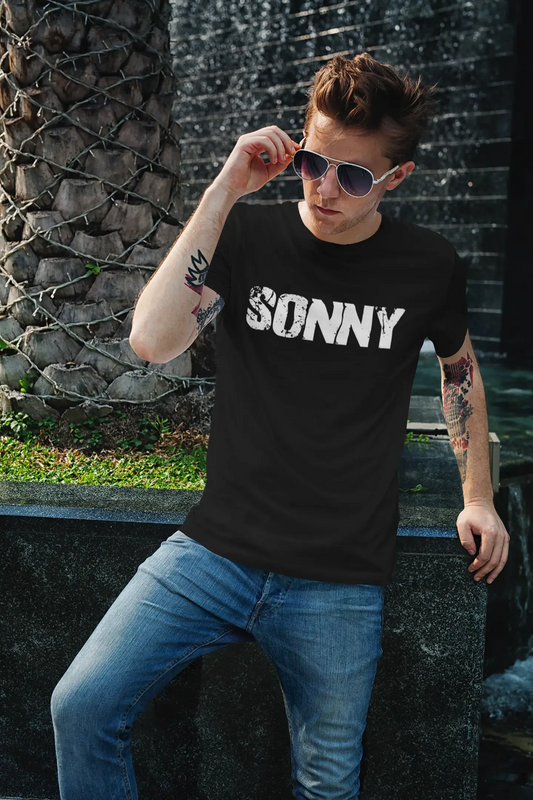 sonny Men's Retro T shirt Black Birthday Gift 00553