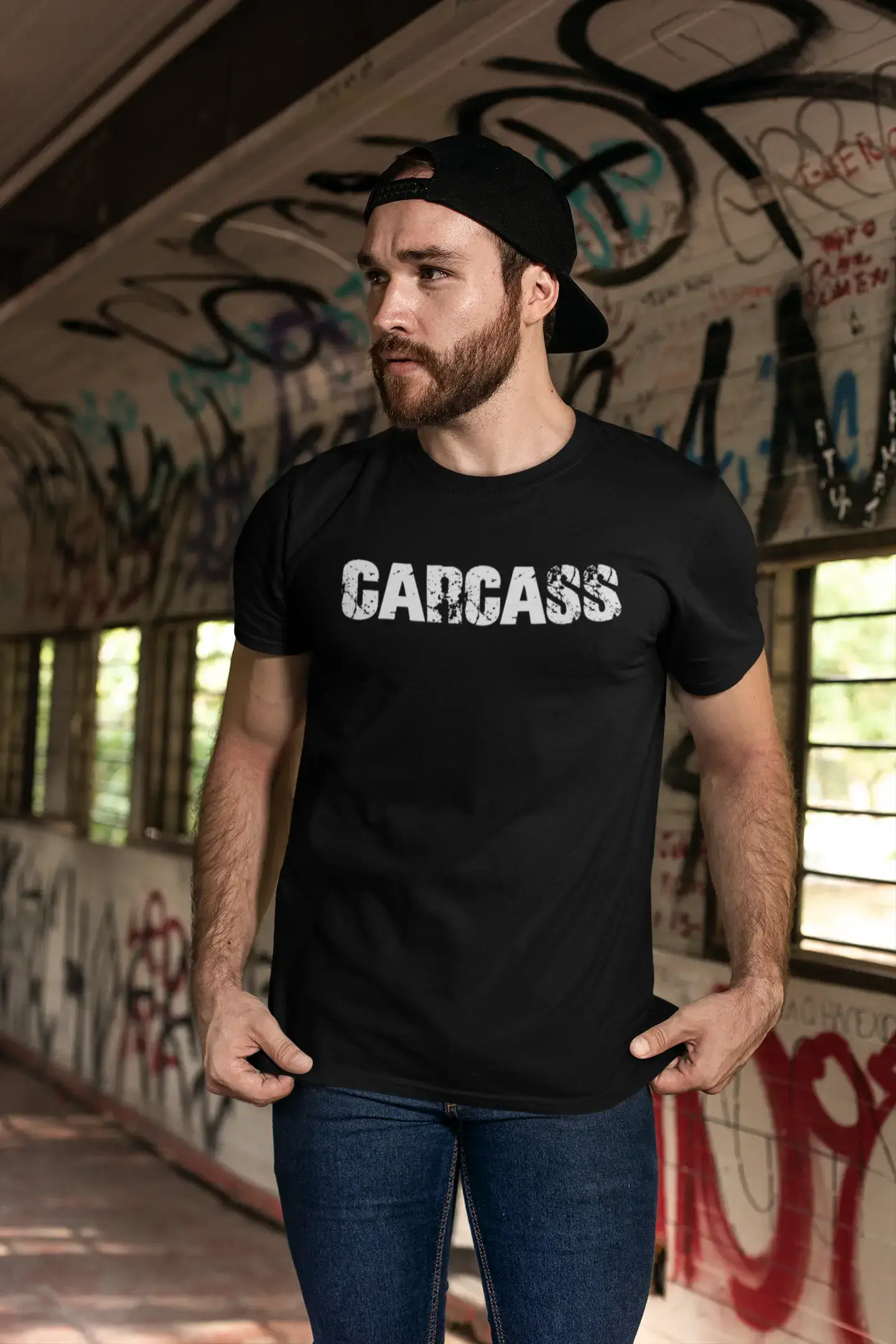 Homme T Shirt Graphique Imprimé Vintage Tee Carcass