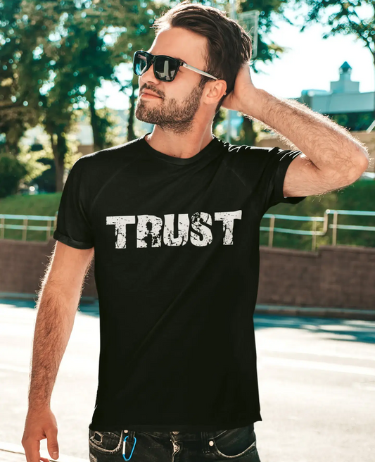 Homme T Shirt Graphique Imprimé Vintage Tee Trust