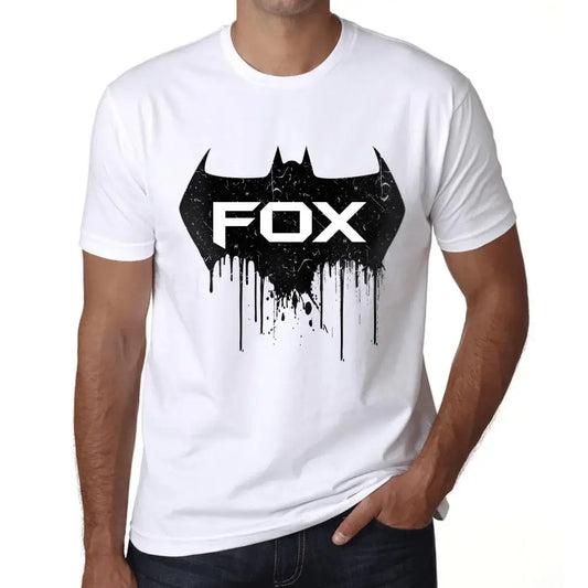 Men's Graphic T-Shirt Bat Fox Eco-Friendly Limited Edition Short Sleeve Tee-Shirt Vintage Birthday Gift Novelty