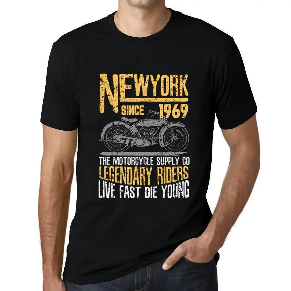 Men's Graphic T-Shirt Motorcycle Legendary Riders Since 1969 55th Birthday Anniversary 55 Year Old Gift 1969 Vintage Eco-Friendly Short Sleeve Novelty Tee