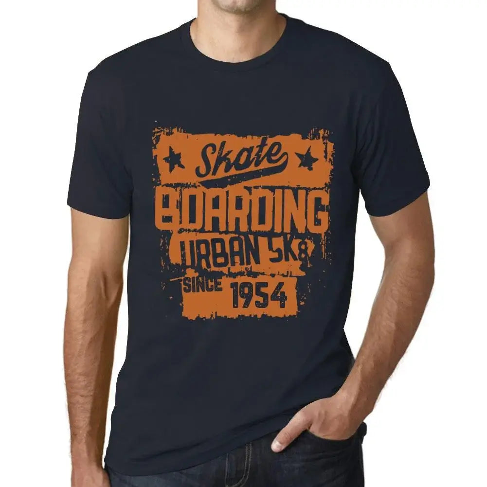 Men's Graphic T-Shirt Urban Skateboard Since 1954 70th Birthday Anniversary 70 Year Old Gift 1954 Vintage Eco-Friendly Short Sleeve Novelty Tee