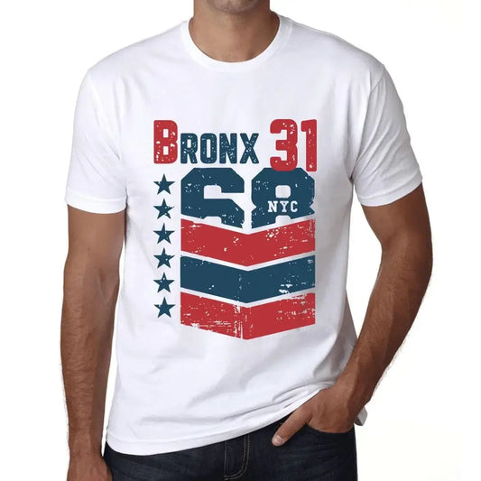 Men's Graphic T-Shirt Bronx 31 31st Birthday Anniversary 31 Year Old Gift 1993 Vintage Eco-Friendly Short Sleeve Novelty Tee