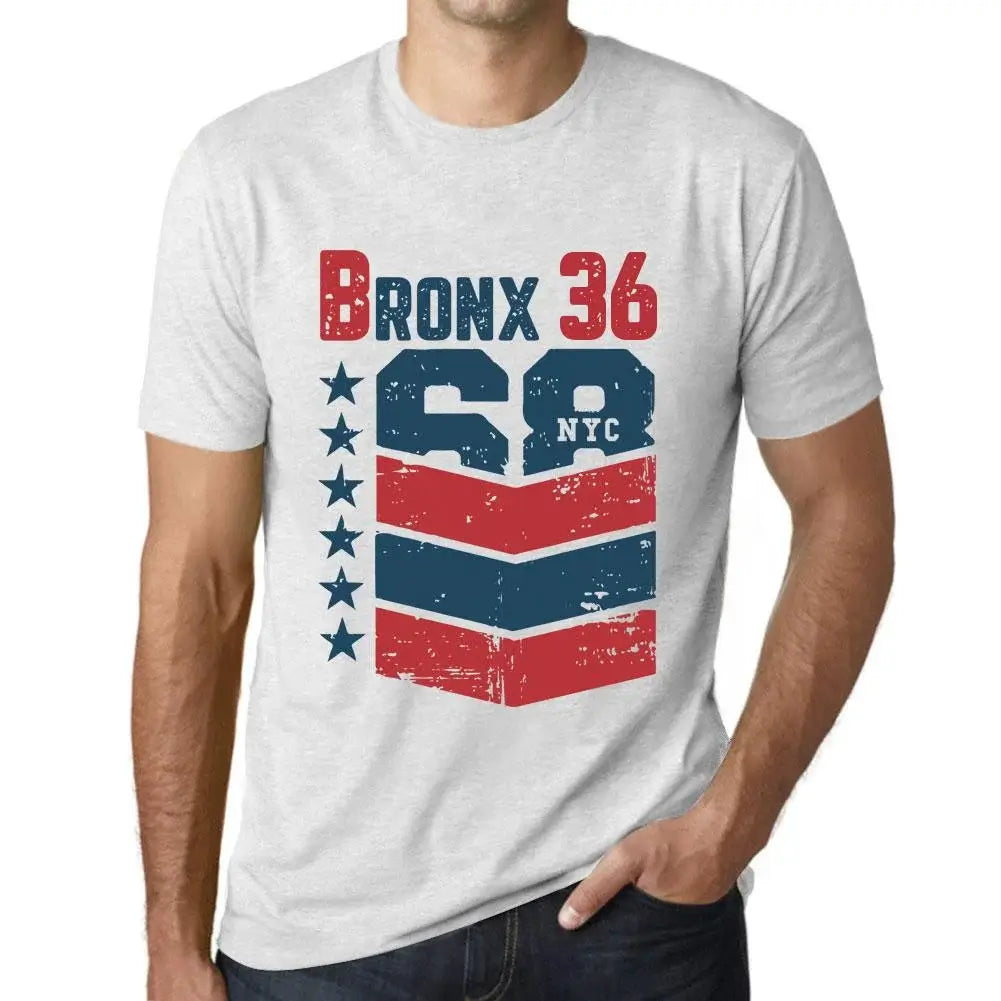 Men's Graphic T-Shirt Bronx 36 36th Birthday Anniversary 36 Year Old Gift 1988 Vintage Eco-Friendly Short Sleeve Novelty Tee