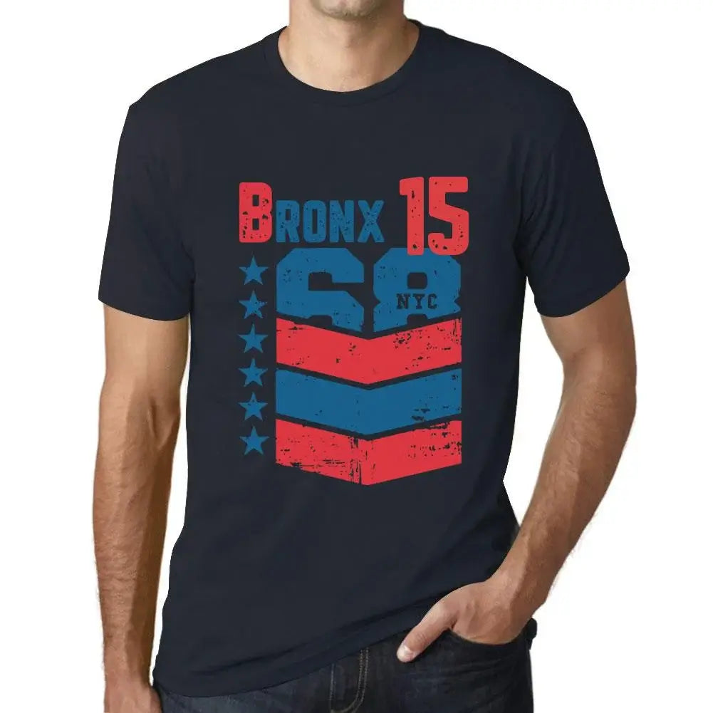 Men's Graphic T-Shirt Bronx 15 15th Birthday Anniversary 15 Year Old Gift 2009 Vintage Eco-Friendly Short Sleeve Novelty Tee