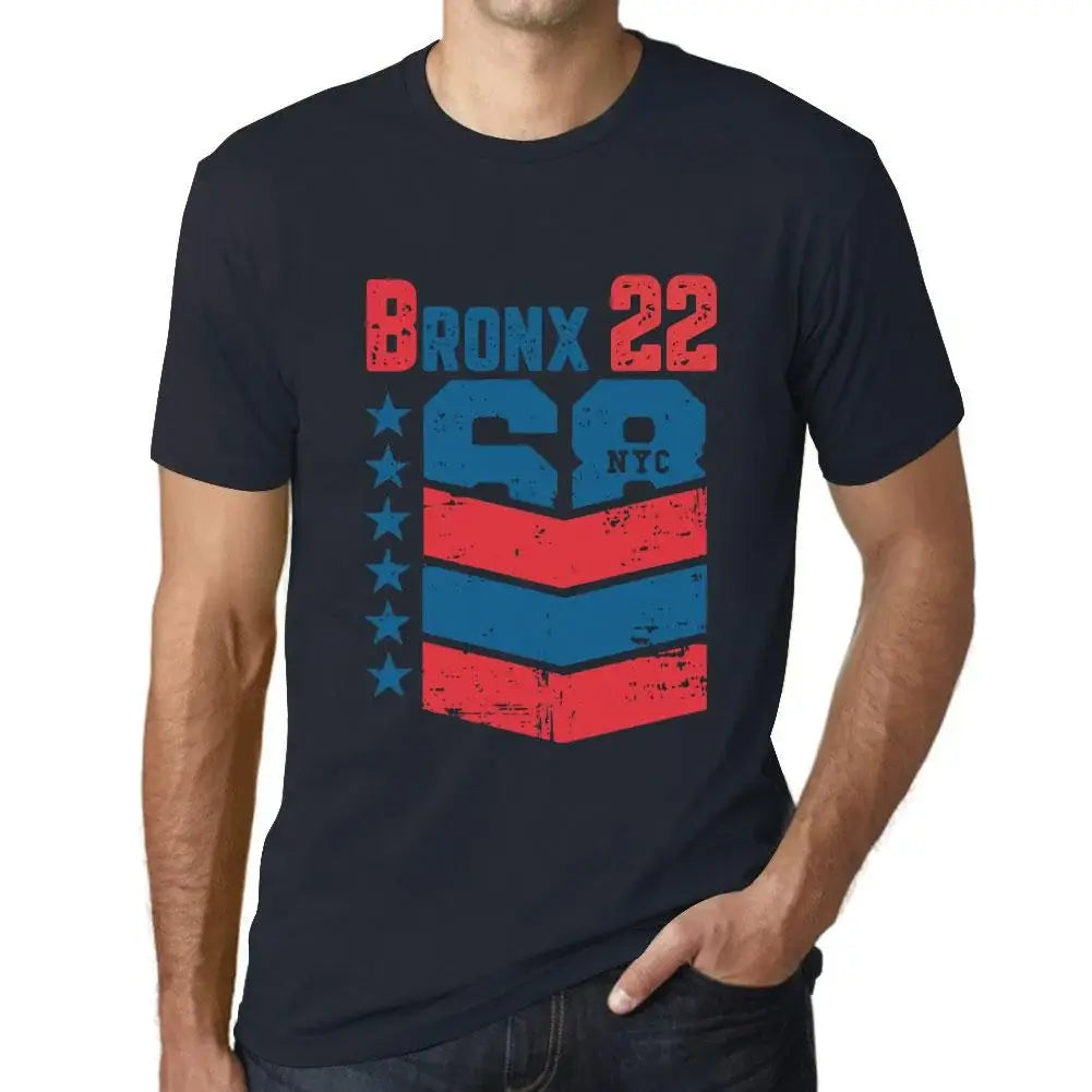 Men's Graphic T-Shirt Bronx 22 22nd Birthday Anniversary 22 Year Old Gift 2002 Vintage Eco-Friendly Short Sleeve Novelty Tee