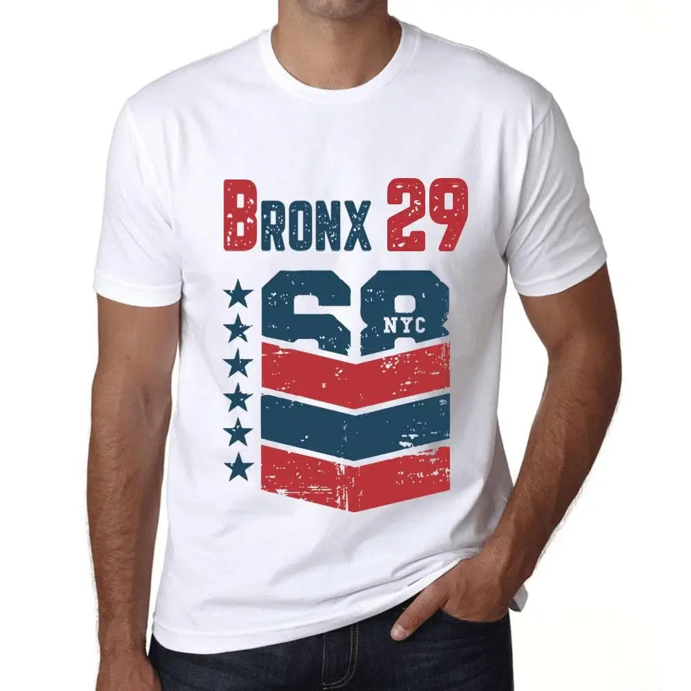 Men's Graphic T-Shirt Bronx 29 29th Birthday Anniversary 29 Year Old Gift 1995 Vintage Eco-Friendly Short Sleeve Novelty Tee