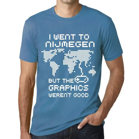 Men's Graphic T-Shirt I Went To Nijmegen But The Graphics Weren’t Good Eco-Friendly Limited Edition Short Sleeve Tee-Shirt Vintage Birthday Gift Novelty
