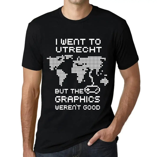 Men's Graphic T-Shirt I Went To Utrecht But The Graphics Weren’t Good Eco-Friendly Limited Edition Short Sleeve Tee-Shirt Vintage Birthday Gift Novelty