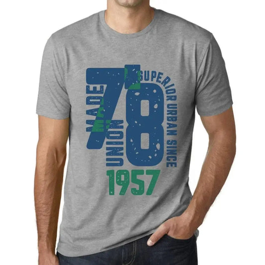 Men's Graphic T-Shirt Superior Urban Style Since 1957 67th Birthday Anniversary 67 Year Old Gift 1957 Vintage Eco-Friendly Short Sleeve Novelty Tee