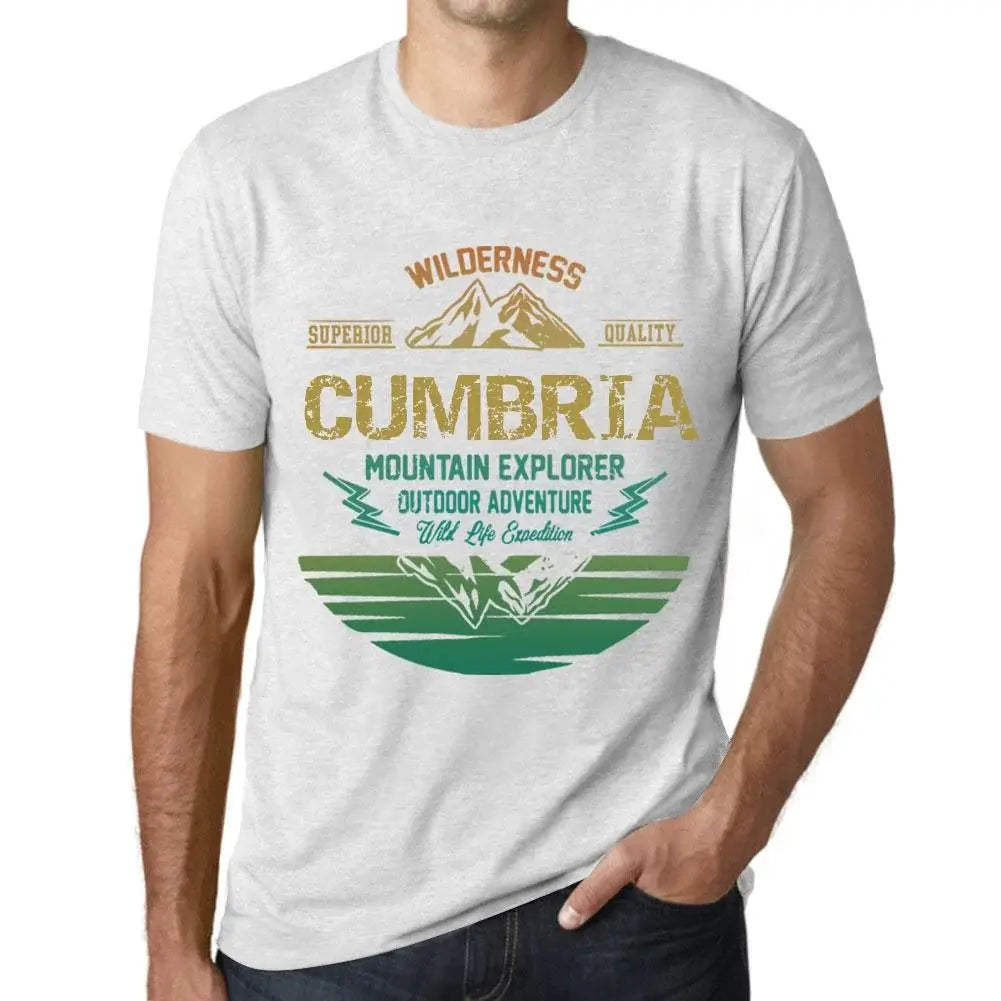 Men's Graphic T-Shirt Outdoor Adventure, Wilderness, Mountain Explorer Cumbria Eco-Friendly Limited Edition Short Sleeve Tee-Shirt Vintage Birthday Gift Novelty