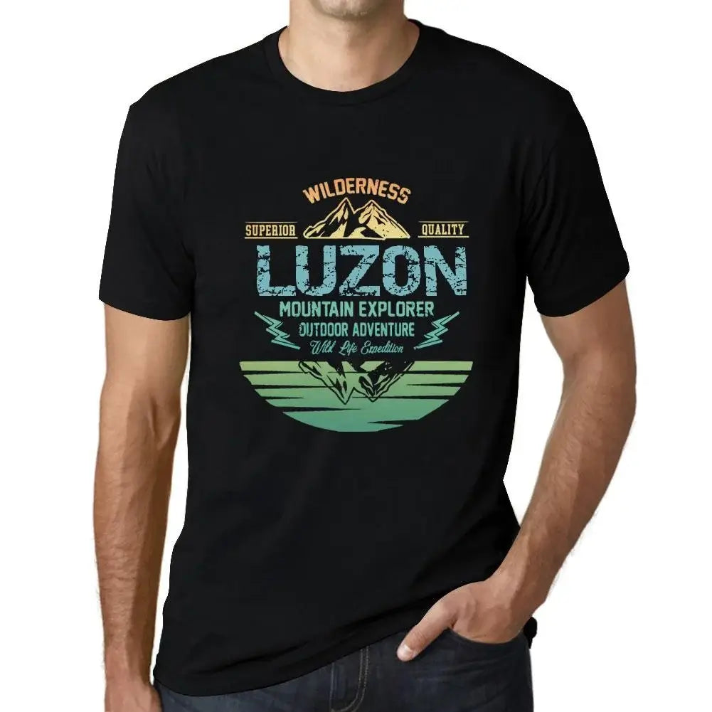 Men's Graphic T-Shirt Outdoor Adventure, Wilderness, Mountain Explorer Luzon Eco-Friendly Limited Edition Short Sleeve Tee-Shirt Vintage Birthday Gift Novelty