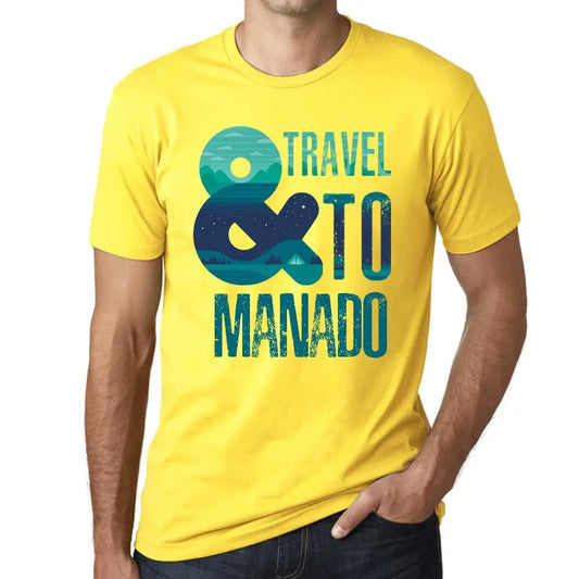 Men's Graphic T-Shirt And Travel To Manado Eco-Friendly Limited Edition Short Sleeve Tee-Shirt Vintage Birthday Gift Novelty