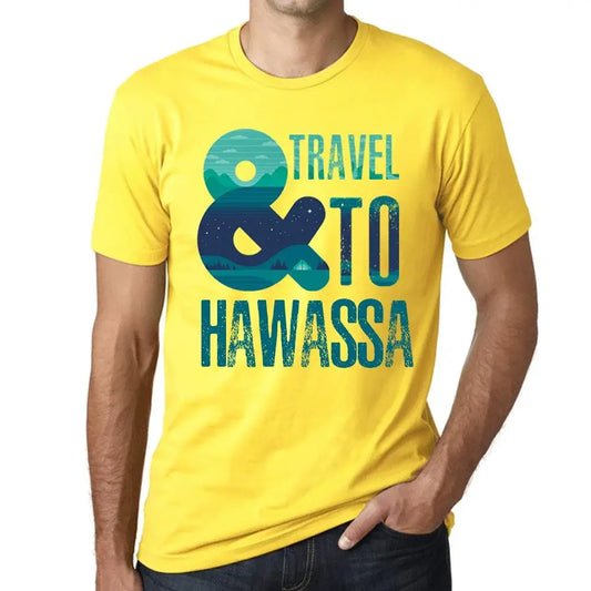 Men's Graphic T-Shirt And Travel To Hawassa Eco-Friendly Limited Edition Short Sleeve Tee-Shirt Vintage Birthday Gift Novelty