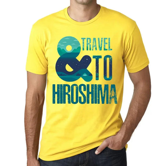 Men's Graphic T-Shirt And Travel To Hiroshima Eco-Friendly Limited Edition Short Sleeve Tee-Shirt Vintage Birthday Gift Novelty