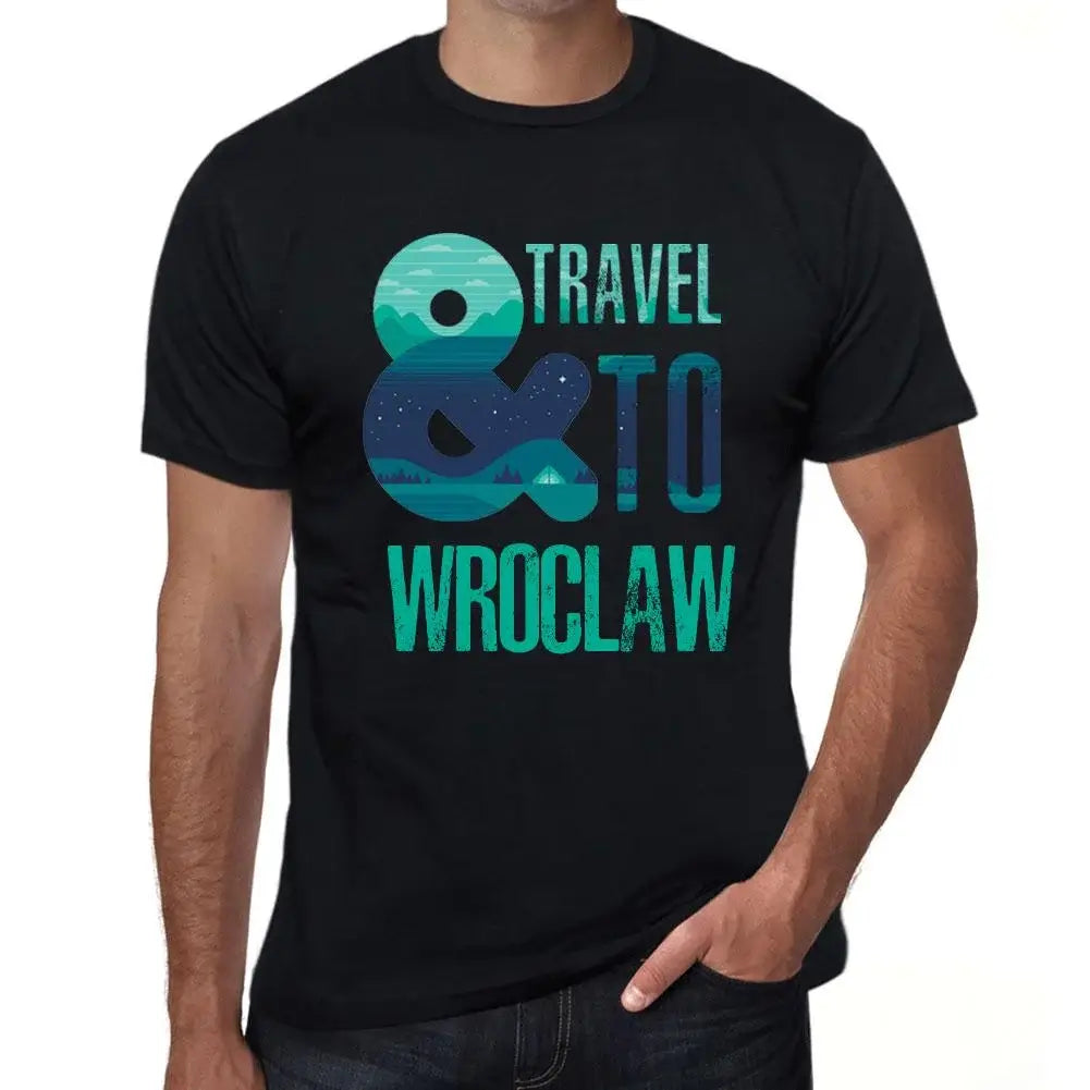 Men's Graphic T-Shirt And Travel To Wroclaw Eco-Friendly Limited Edition Short Sleeve Tee-Shirt Vintage Birthday Gift Novelty