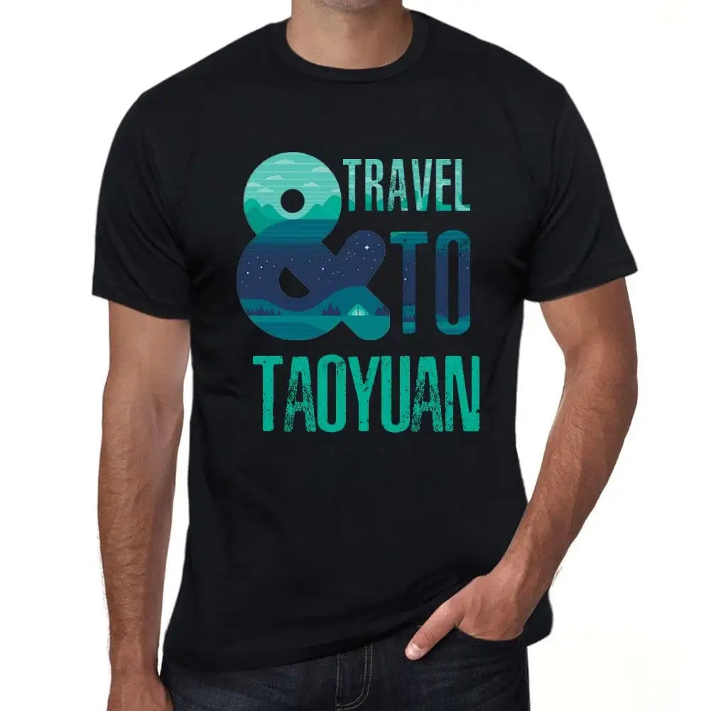 Men's Graphic T-Shirt And Travel To Taoyuan Eco-Friendly Limited Edition Short Sleeve Tee-Shirt Vintage Birthday Gift Novelty