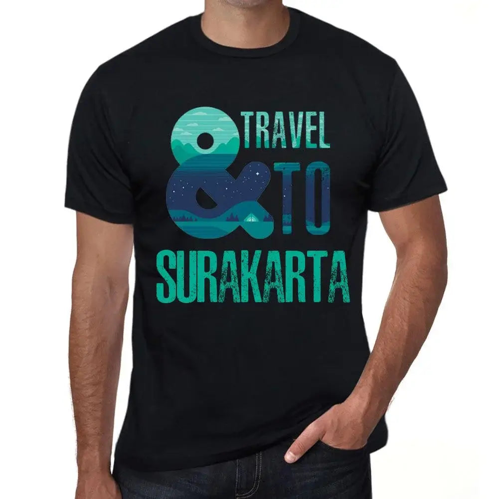 Men's Graphic T-Shirt And Travel To Surakarta Eco-Friendly Limited Edition Short Sleeve Tee-Shirt Vintage Birthday Gift Novelty