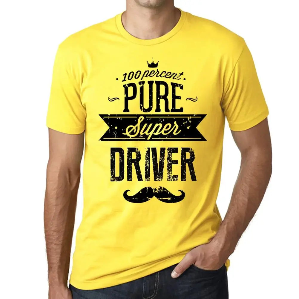 Men's Graphic T-Shirt 100% Pure Super Driver Eco-Friendly Limited Edition Short Sleeve Tee-Shirt Vintage Birthday Gift Novelty