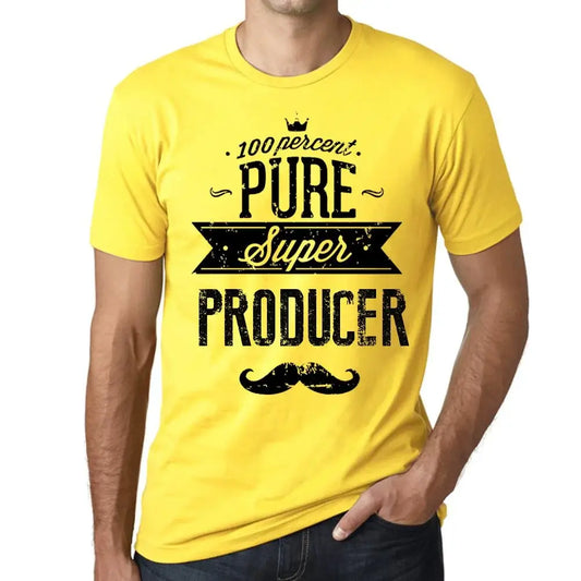 Men's Graphic T-Shirt 100% Pure Super Producer Eco-Friendly Limited Edition Short Sleeve Tee-Shirt Vintage Birthday Gift Novelty