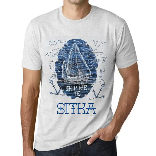 Men's Graphic T-Shirt Ship Me To Sitka Eco-Friendly Limited Edition Short Sleeve Tee-Shirt Vintage Birthday Gift Novelty