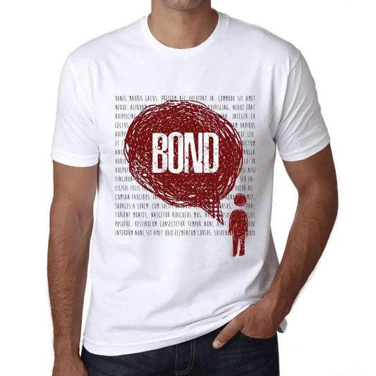Men's Graphic T-Shirt Thoughts Bond Eco-Friendly Limited Edition Short Sleeve Tee-Shirt Vintage Birthday Gift Novelty
