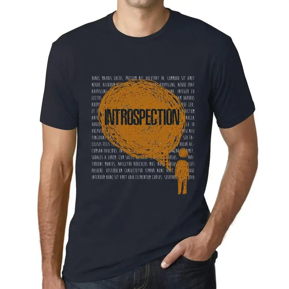 Men's Graphic T-Shirt Thoughts Introspection Eco-Friendly Limited Edition Short Sleeve Tee-Shirt Vintage Birthday Gift Novelty