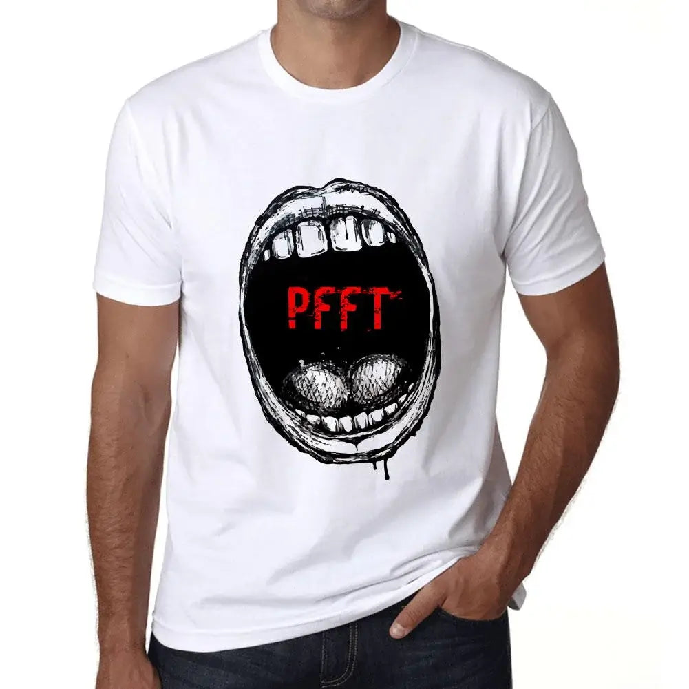 Men's Graphic T-Shirt Mouth Expressions Pfft Eco-Friendly Limited Edition Short Sleeve Tee-Shirt Vintage Birthday Gift Novelty