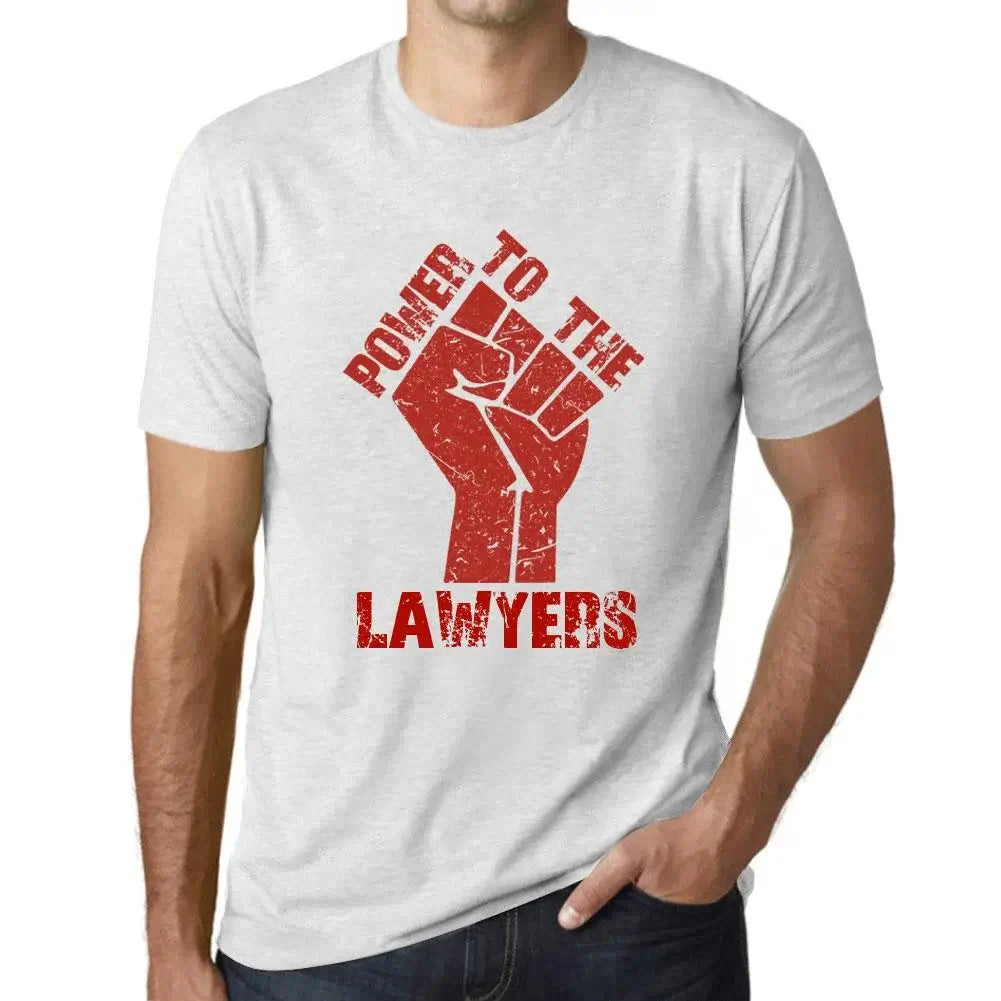 Men's Graphic T-Shirt Power To The Lawyers Eco-Friendly Limited Edition Short Sleeve Tee-Shirt Vintage Birthday Gift Novelty