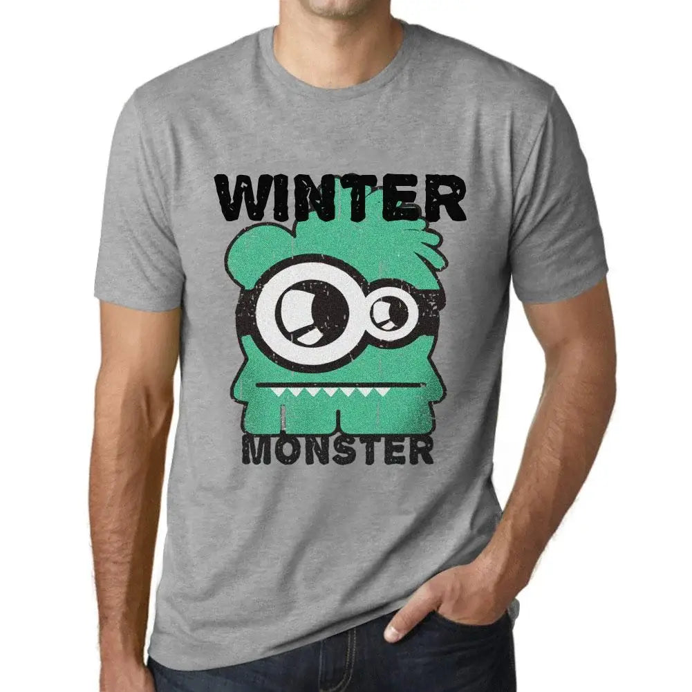 Men's Graphic T-Shirt Winter Monster Eco-Friendly Limited Edition Short Sleeve Tee-Shirt Vintage Birthday Gift Novelty