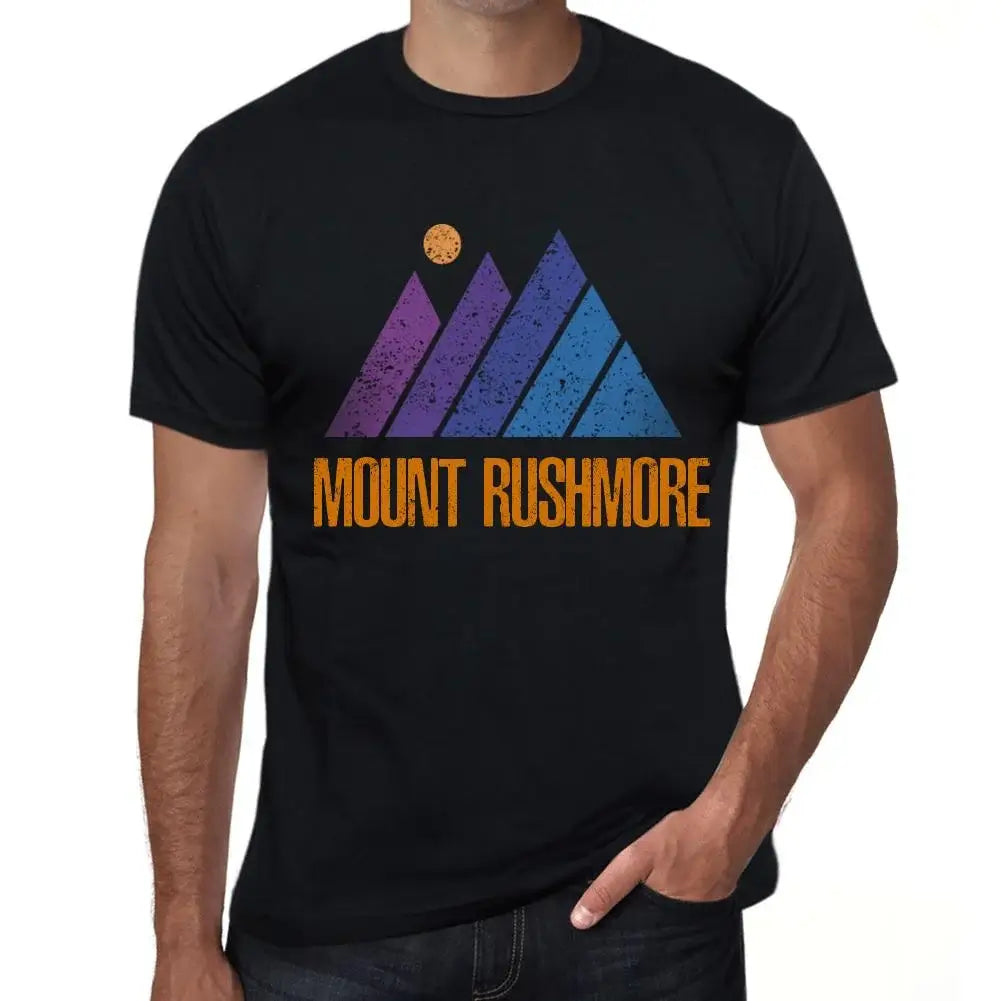 Men's Graphic T-Shirt Mountain Mount Rushmore Eco-Friendly Limited Edition Short Sleeve Tee-Shirt Vintage Birthday Gift Novelty