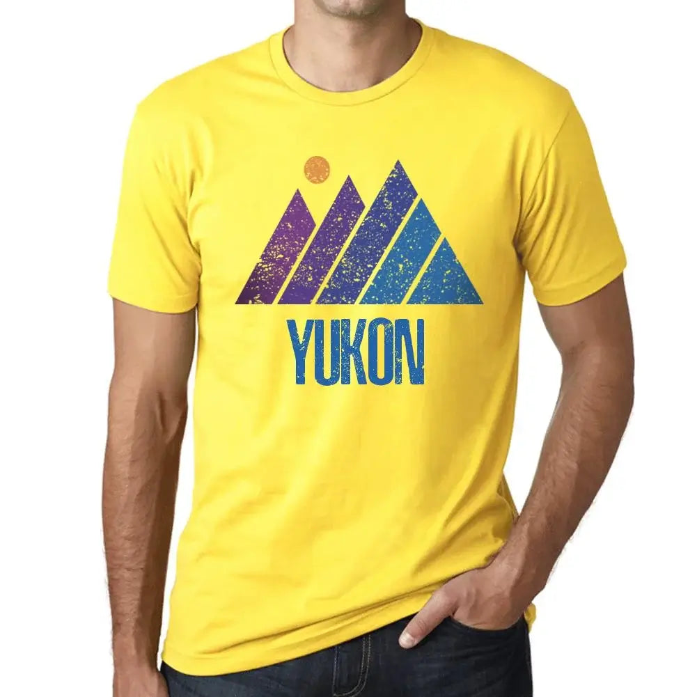 Men's Graphic T-Shirt Mountain Yukon Eco-Friendly Limited Edition Short Sleeve Tee-Shirt Vintage Birthday Gift Novelty