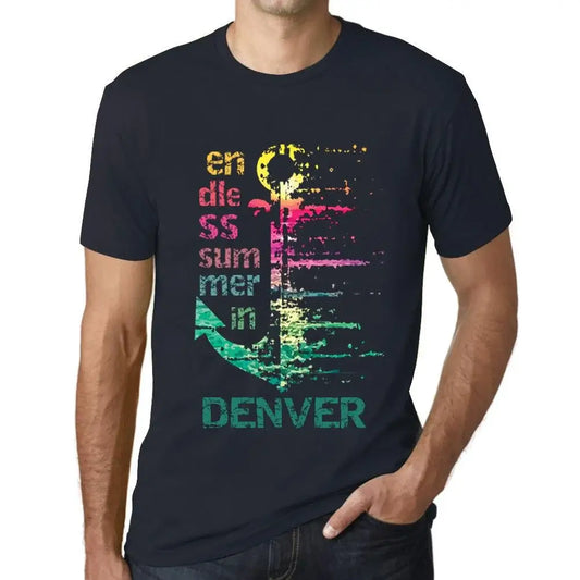 Men's Graphic T-Shirt Endless Summer In Denver Eco-Friendly Limited Edition Short Sleeve Tee-Shirt Vintage Birthday Gift Novelty