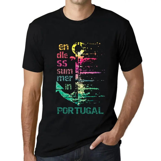 Men's Graphic T-Shirt Endless Summer In Portugal Eco-Friendly Limited Edition Short Sleeve Tee-Shirt Vintage Birthday Gift Novelty