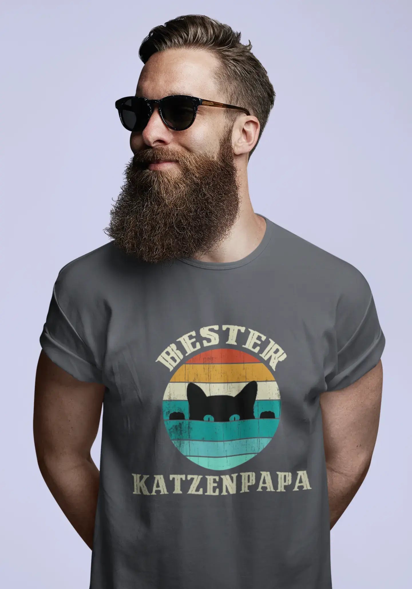 Men's Graphic T-Shirt Bester Katzenpapa Gift Idea