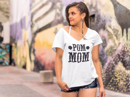 ULTRABASIC Women's T-Shirt Pom Mom - Funny Pomeranian Dog Lover Tee Shirt Tops