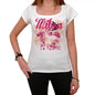 12, Milan, Women's Short Sleeve Round Neck T-shirt 00008 - ultrabasic-com