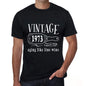 1973 Aging Like a Fine Wine Men's T-shirt Black Birthday Gift 00458 - ultrabasic-com
