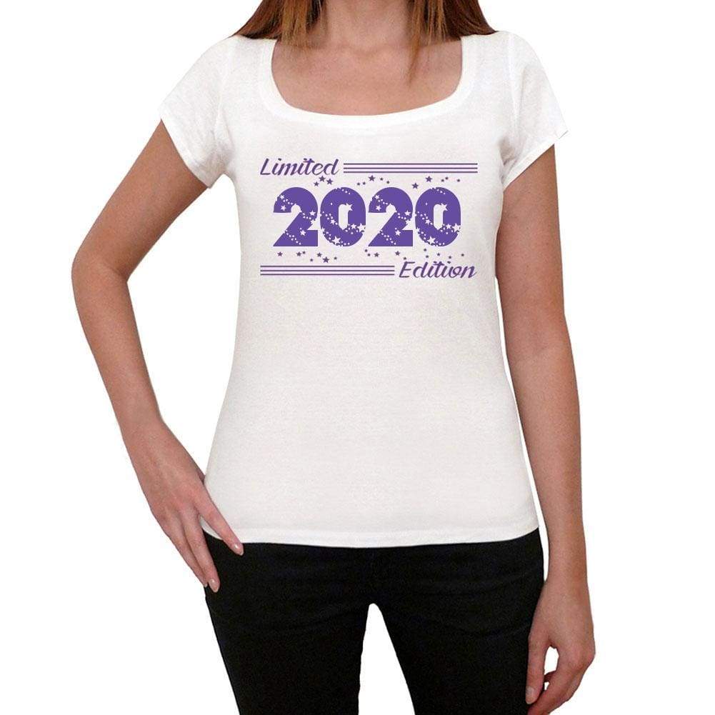 2020 Limited Edition Star Womens T-Shirt White Birthday Gift 00382 - White / Xs - Casual