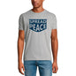 ULTRABASIC Men's Motivational Vintage T-Shirt Spread Peace - Graphic Apparel