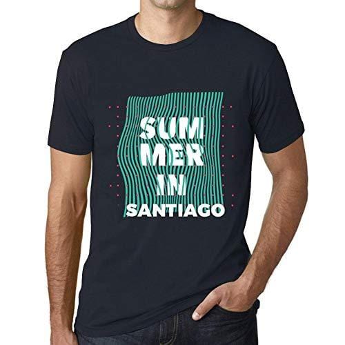 Ultrabasic - Homme Graphique Summer in Santiago Marine