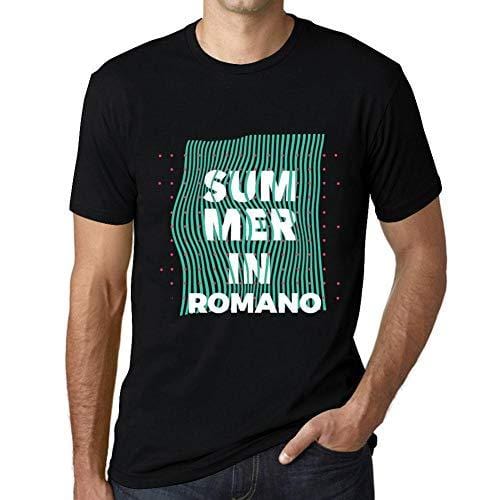 Ultrabasic - Homme Graphique Summer in Romano Noir Profond