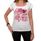 46 Gillam City With Number Womens Short Sleeve Round White T-Shirt 00008 - White / Xs - Casual