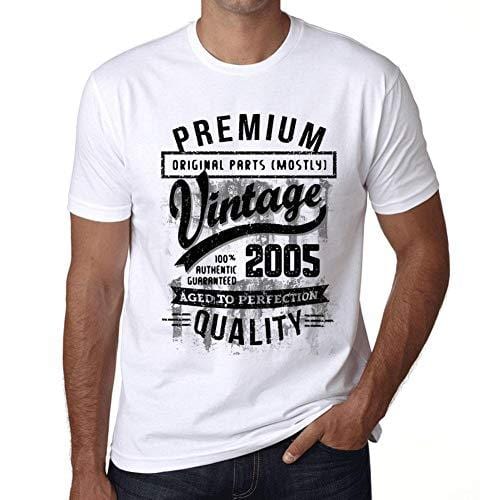 Ultrabasic - Homme T-Shirt Graphique 2005 Aged to Perfection Tee Shirt Cadeau d'anniversaire