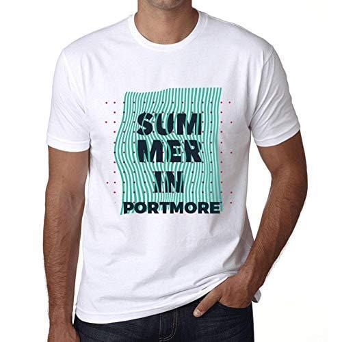 Ultrabasic - Homme Graphique Summer in Portmore Blanc
