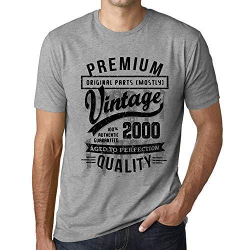 Ultrabasic - Homme T-Shirt Graphique 2000 Aged to Perfection Tee Shirt Cadeau d'anniversaire