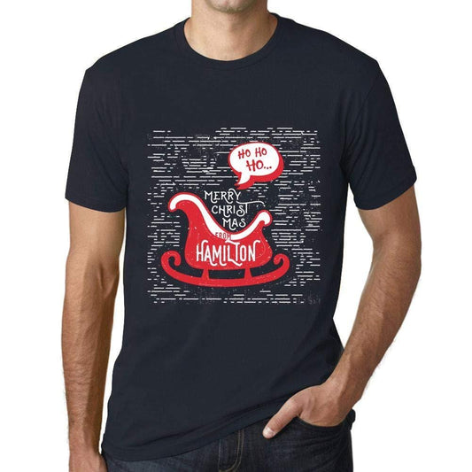 Ultrabasic Homme T-Shirt Graphique Merry Christmas from Hamilton Marine
