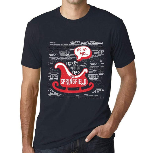 Homme T-Shirt Graphique Merry Christmas from Springfield Marine